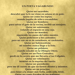 Vida, Life, Lección, Lesson, Poem, Poetry, Spanish Poem, Spanish, Poema, Poesía, Poema en Español, Español, Poster, Wall Art, JPG, 300dpi