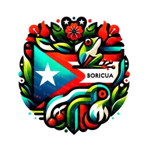 Geschenk aus Puerto Rico, Boricua-Kunst, Coquí, puertoricanische Flagge, Latino Pride, Wepa, Puerto Rican Pride, Latinos, Karibik, Karibik