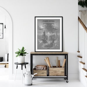 Vida, Life, Muerte, Death, Poem, Poetry, Spanish Poem, Spanish, Poema, Poesía, Poema en Español, Español, Poster, Wall Art, JPG, 300dpi