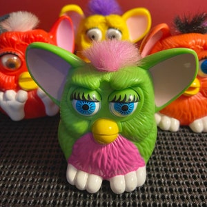 Furby 1998 McDonalds Lot 6 sztuk. Zabawka kolekcjonerska dla dzieci z lat 90.
