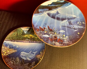Piatti Hawaii Lahaina Nelson The Danbury Mint 1991 Set vintage