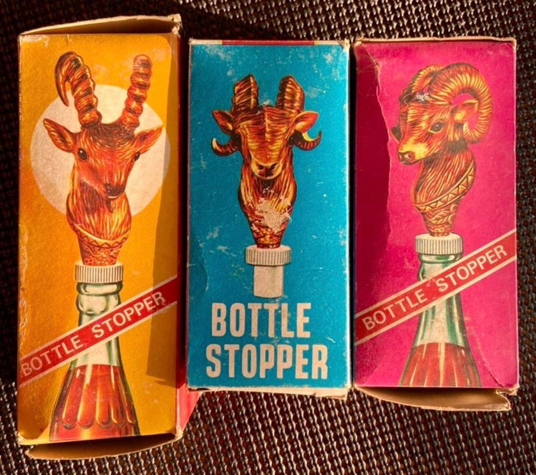 Stoppers Box Bottle Stopper in Box Hong Kong Plastic Lot of 3 Vintage - Etsy