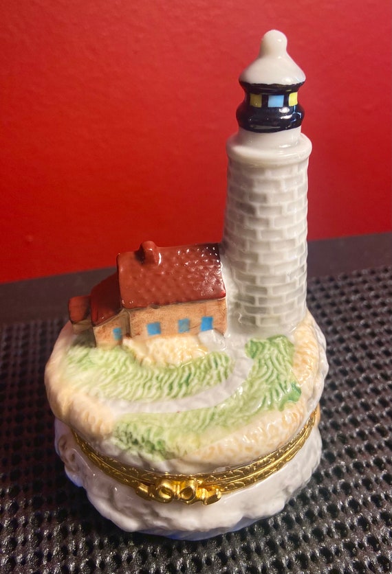 porcelain lighthouse jewelry Gem