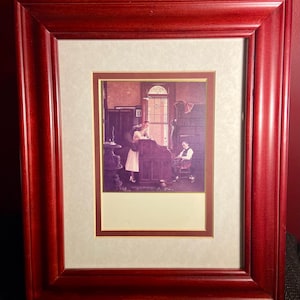 Obraz Norman Rockwell w Tajlandii Drewniana rama Duża do wolnostojącego obrazu 8x10”