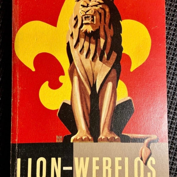 Lion-Webelos Cub Scout Paperback Book 1959