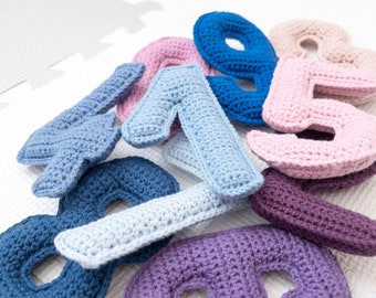 数字8のかぎ針編みパターン、ソフトかぎ針編みの数字8、編みぐるみの