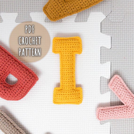 Crochet Letter I Pattern