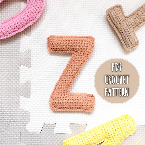 Crochet Letter Z Pattern