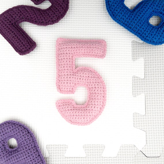 Crochet Number 5 Pattern
