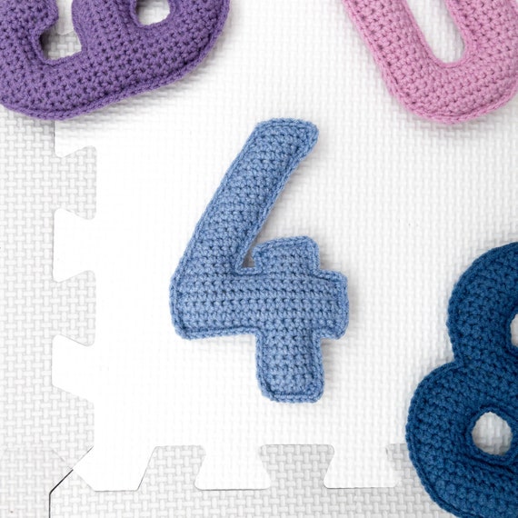 Crochet Number 4 Pattern