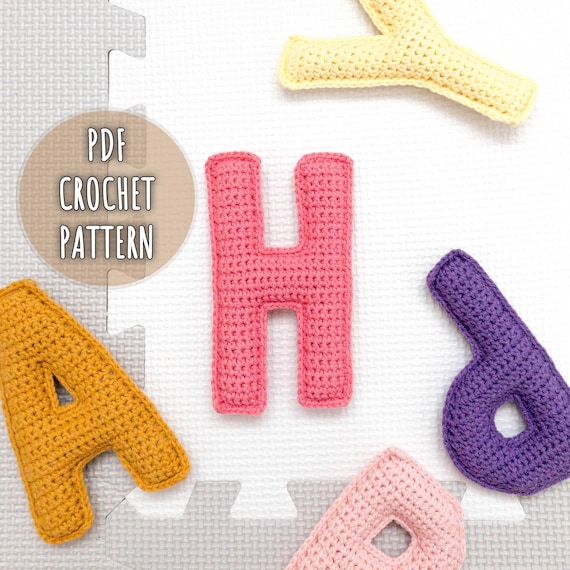 Crochet Letter H Pattern