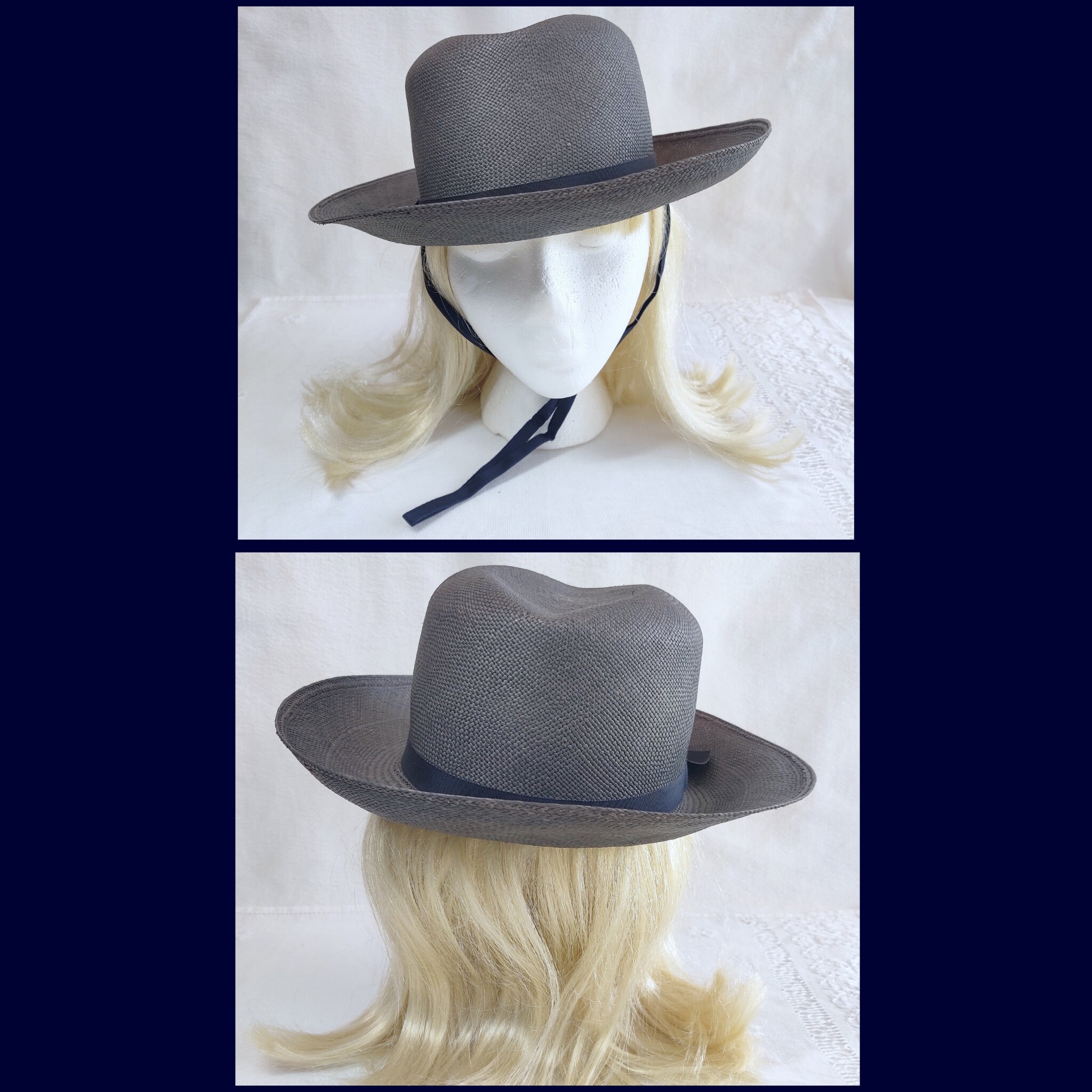 1940s Vintage Bergdorf Goodman Riding Hat – Polyweave  display picture 1