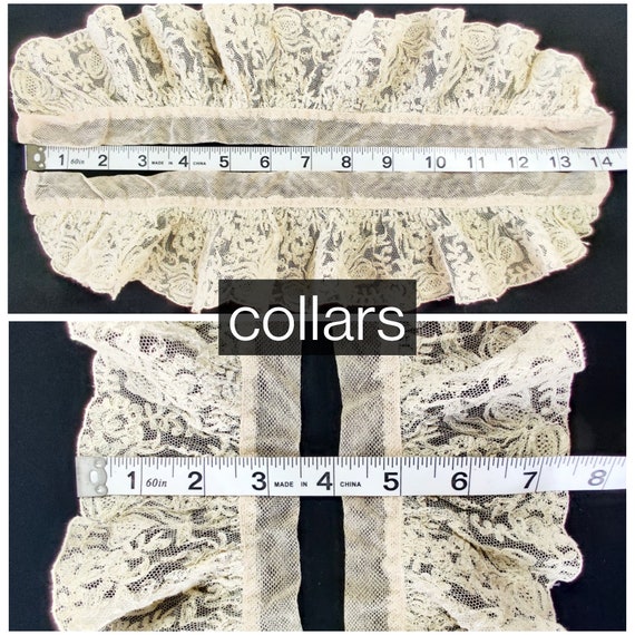 Antique Lace Collars and Cuffs Vintage  Lace - image 9