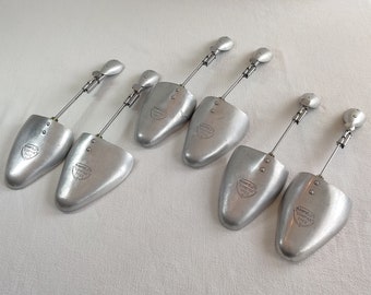 Vintage Metal Shoe Trees by Manfield Shoe Stretcher Shoe Stays Size Medium  Made in England