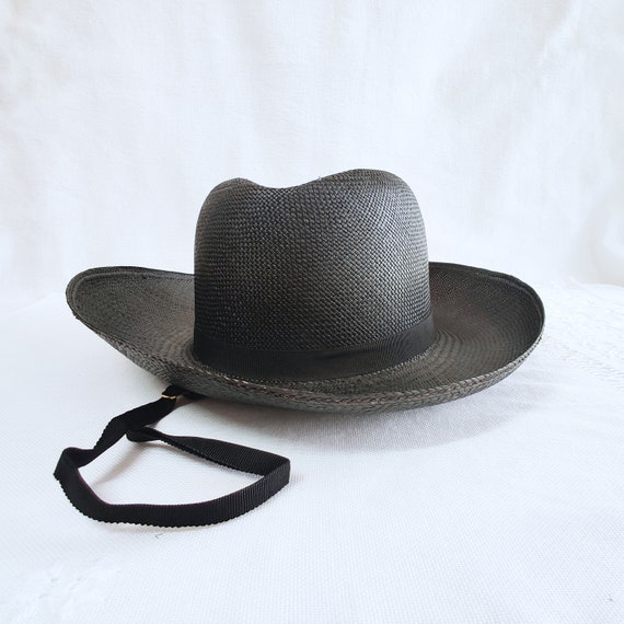Vintage 1960’s Black “Paddock House” Riding Hat The Paddock Shop | Accessories | Vintage 96s Black Paddock  main image 2