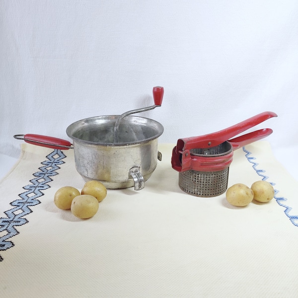 Vintage Foley Food Mill  Ricer or Antique Hand Masher Ricer 1950s