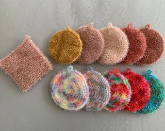 Dishwashing sponge / cleaning sponge crocheted
