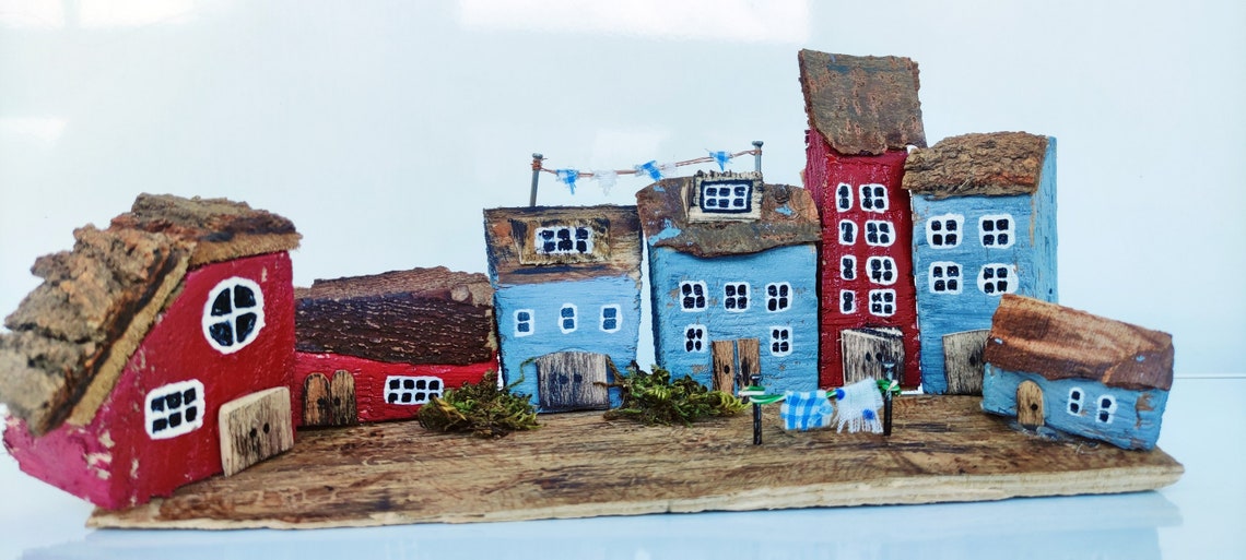 Wooden Village, Wooden Cottages, Wooden Houses, Village Houses, Gift
