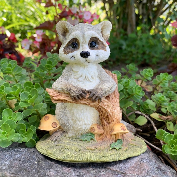 Raccoon Figurine - Etsy