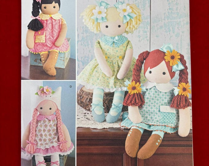 Simplicity 8402 Stuffed Rag Doll Sewing Pattern Elaine Heigl Designs ...