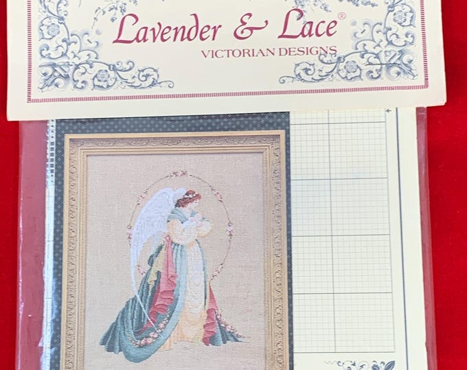 Kit De Broderie Point De Croix 'Fairy Dreams' - Lavender & Lace, Thème Ange, Comme Neuf