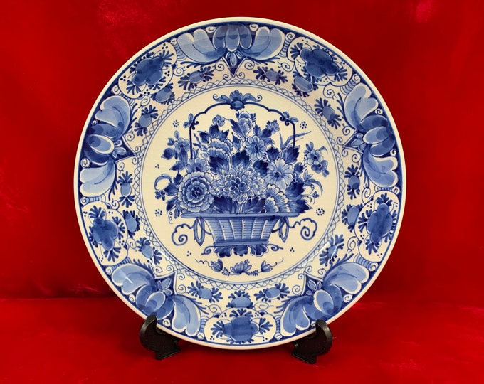 Vintage Royal Delft Plate De Koninklijke Porceleyne Fles 9 Etsy