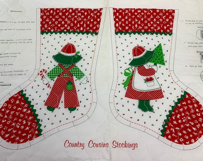 Overalls christmas stocking