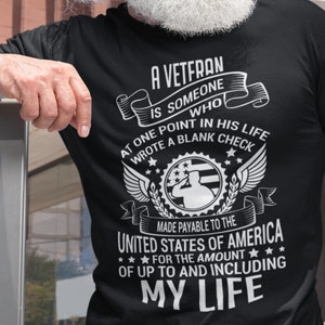 United States Military Veteran Appreciation T-Shirt, Men&#39;s U.S. Military Pride Tee, Veteran Appreciation Shirt