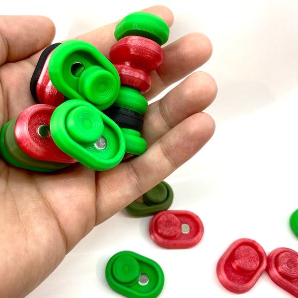 Itty Bitty Fidget! | Magnetic Haptic Slider Customizable Multicolor | Concentration Assistant