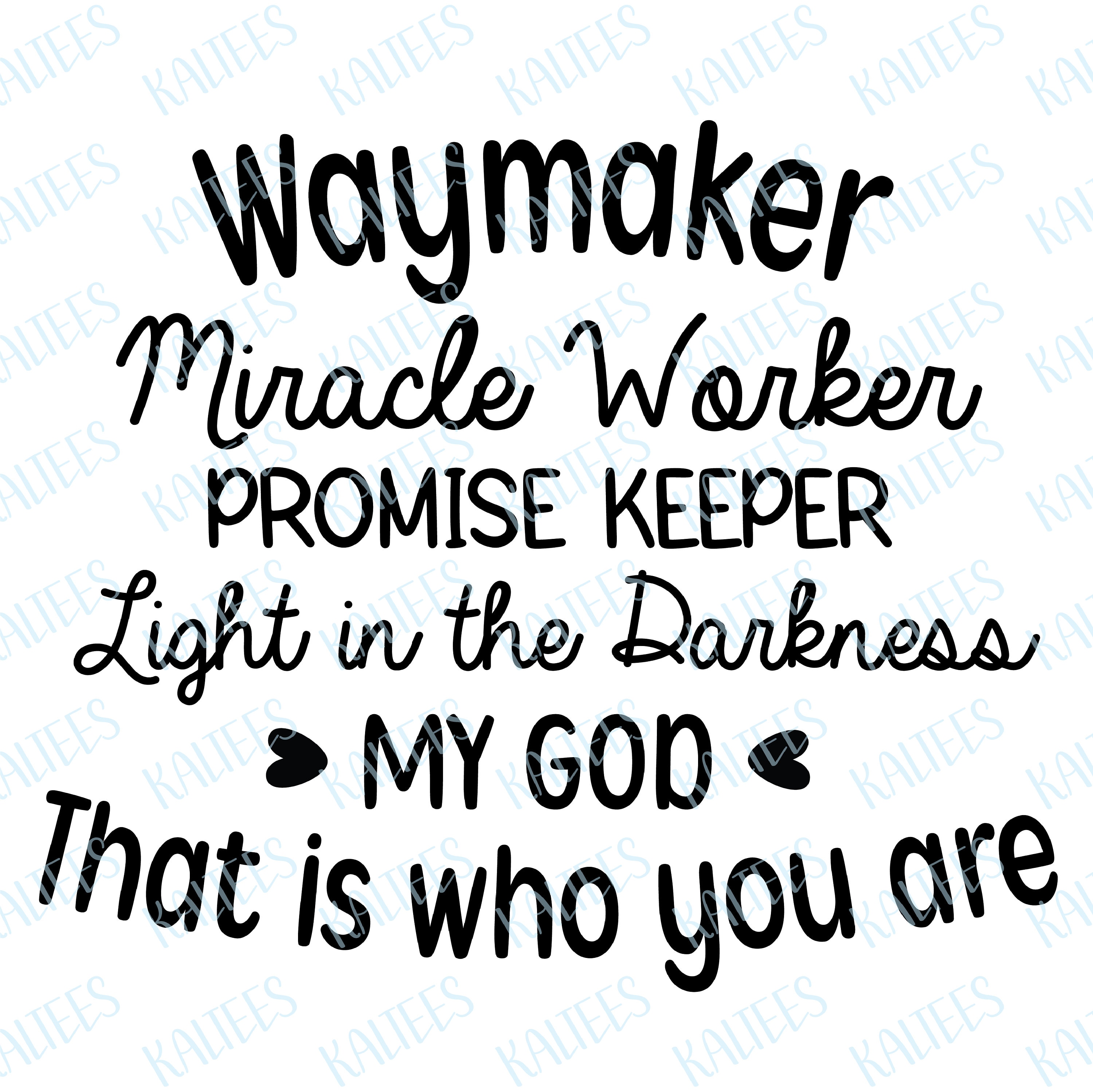 Waymaker PNG/SVG Sublimation Png/svg Sublimation Digital Etsy