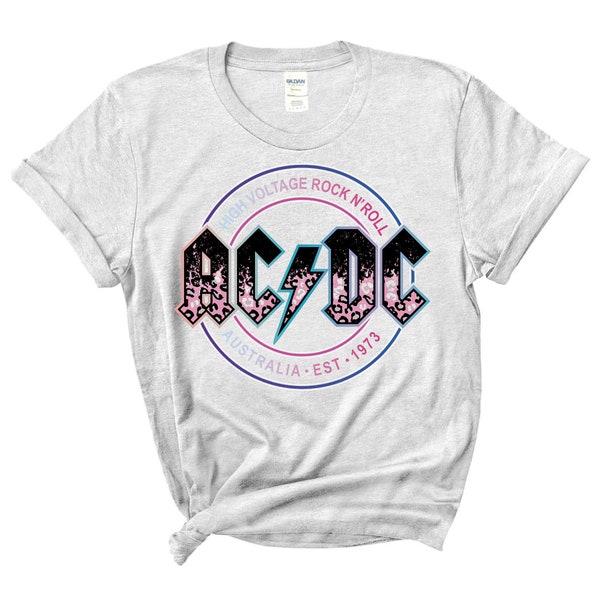ACDC High Voltage T-Shirt or Sweatshirt - Custom Band Tees - Rock N Roll T-Shirts - ACDC Hoodie