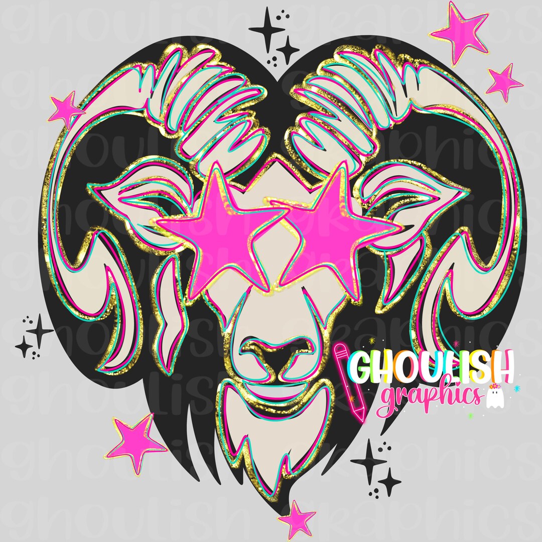 Preppy Mascot Digital Download Rams PNG Boujee Glitter School Tshirt ...