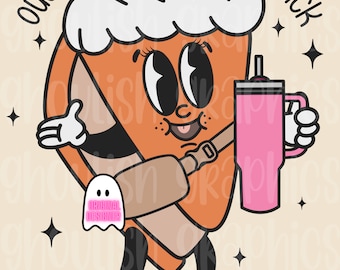 Out Here Lookin Like A Snack Stanley Tumbler Inspired Belt Bag PNG Boojee Sublimation Design Download Pumpkin Pie Thanksgiving Retro Bougie