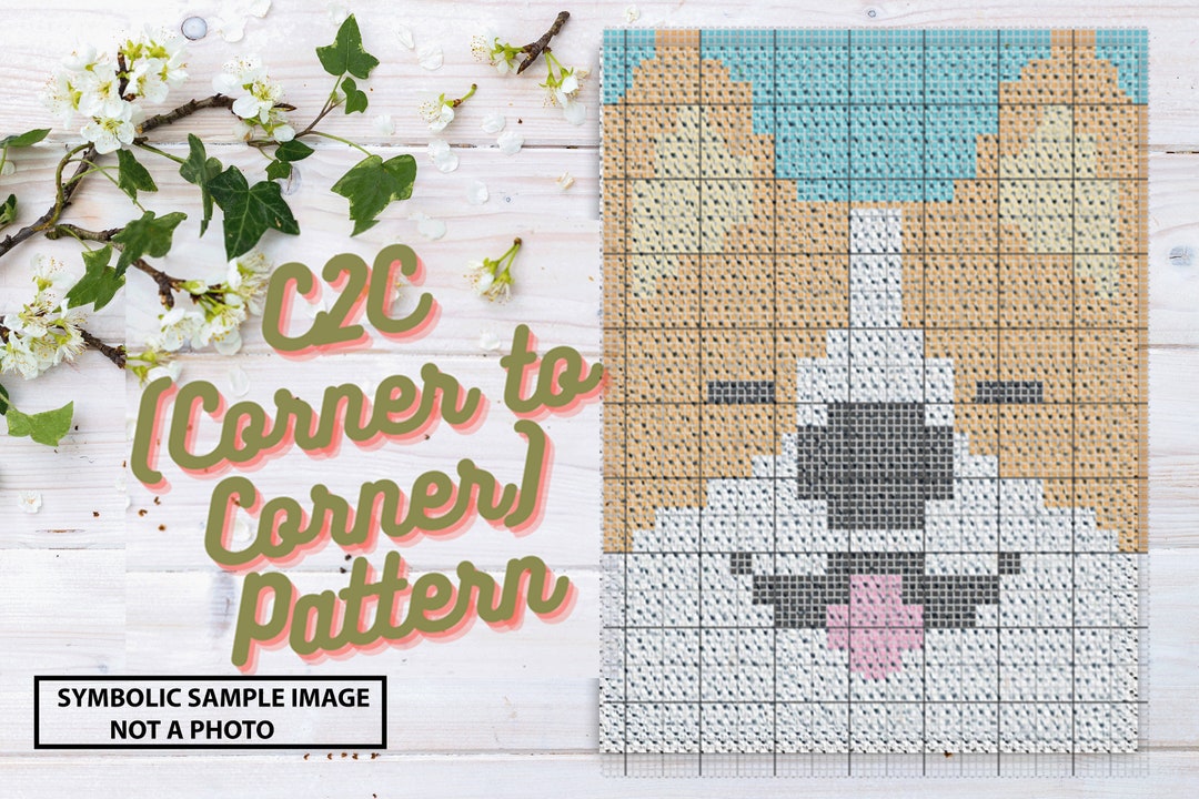 C2C Crochet Pattern, Welsh Crochet Pattern, Graphgan