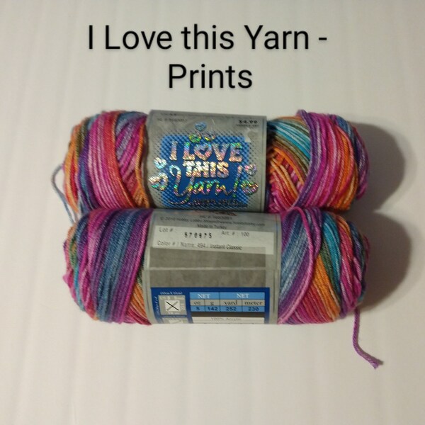 Hobby Lobby - I Love this Yarn Print