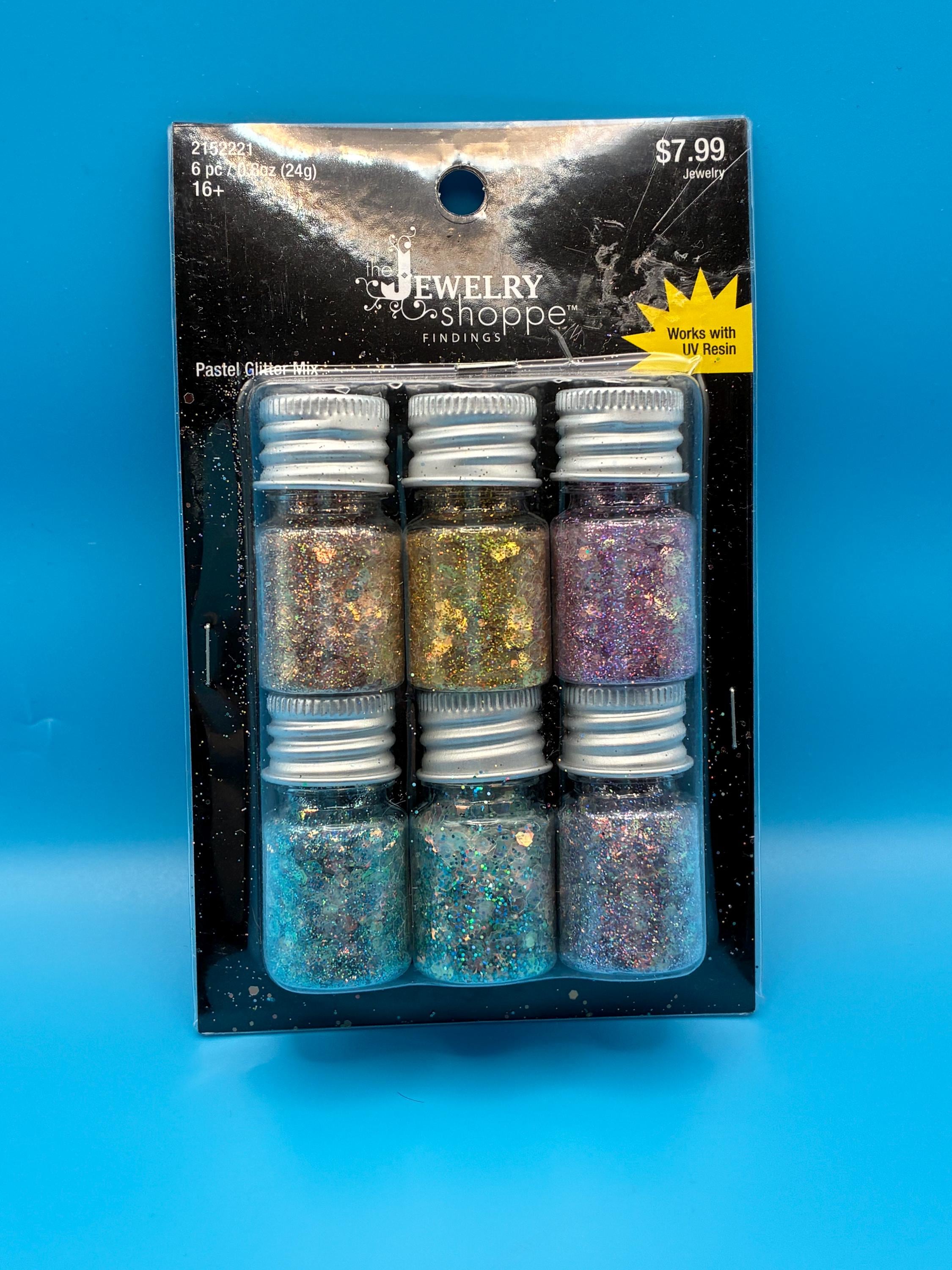 Hobby Lobby Glitter 7.5 and 8 Ounces, Pastel Glitter Mix - Etsy