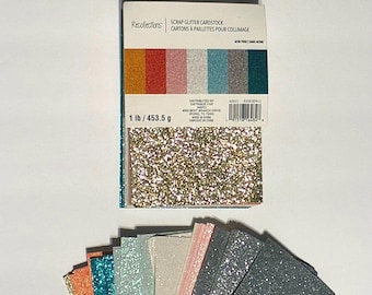 Scrap Glitter  Cardstock