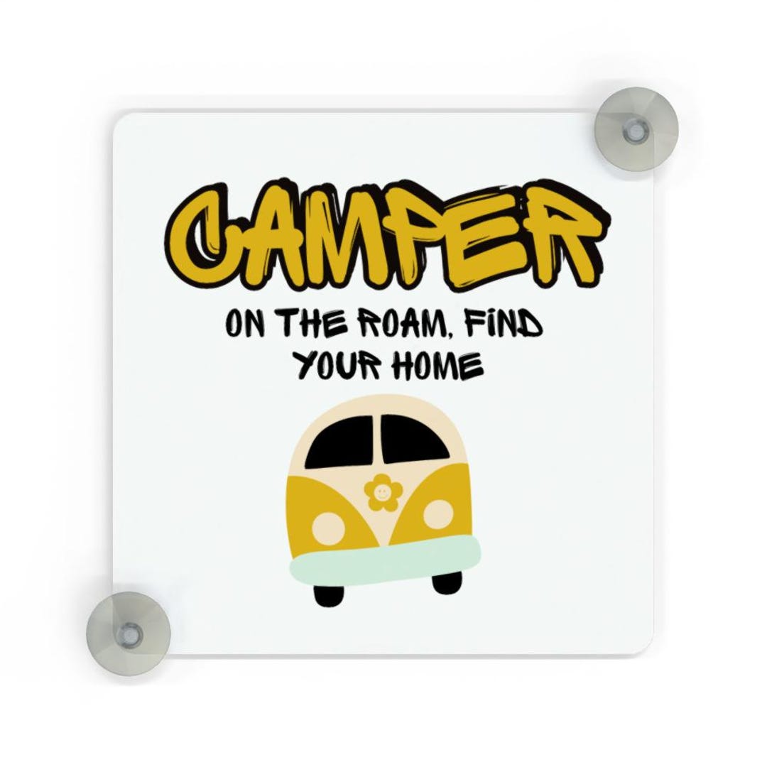 Car Window Sign Suction, Sign for Camper, Camper Accessories, Gifts for ...