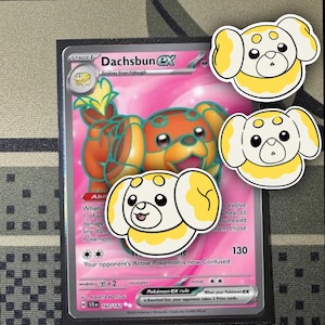 Fidough ability token for Dachsbun – Art transfer/3D Print Poke TCG Game Marker