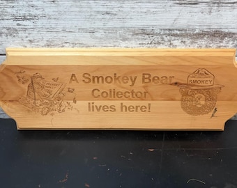 Smokey Bear Collector Sign