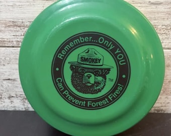 Smokey Bear Green Frisbee