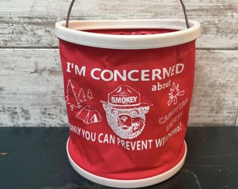 Smokey Bear Water Bucket