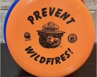 Smokey Bear Orange Frisbee