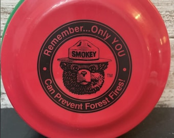 Smokey Bear Red Frisbee