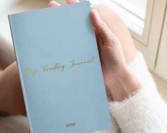 Reading Journal  | Book Journal | Review | Reading Tracker | Gifts for Book Lovers | Personalized Book Journal |