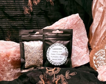 Dried Lavender Flowers, Aromatherapy, Spiritual Cleansing (5-6 Grams)