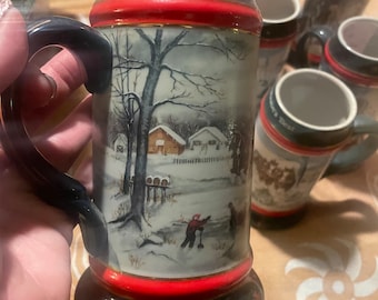 1990 Budweiser Vintage Beer Stein