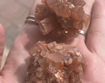 Aragonite Raw Orange Crystal Cluster – Healing Stone