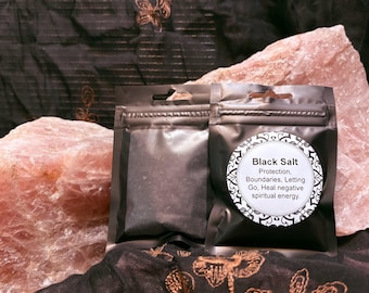 Black Salt for Protection, Cleansing & Spiritual Rituals