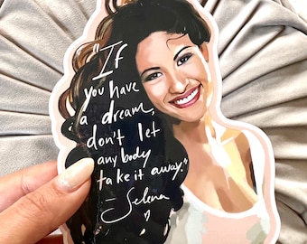 Anything for Selena Quintanilla Big Sticker - Reina Vinyl Decal for Laptop Water Bottle